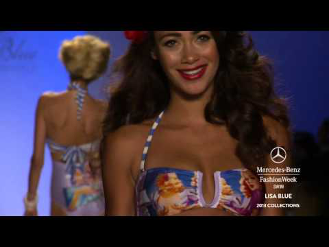 Lisa Blue fürdőruha bikini divat 2013 - Mercedes-Benz Divat Hét