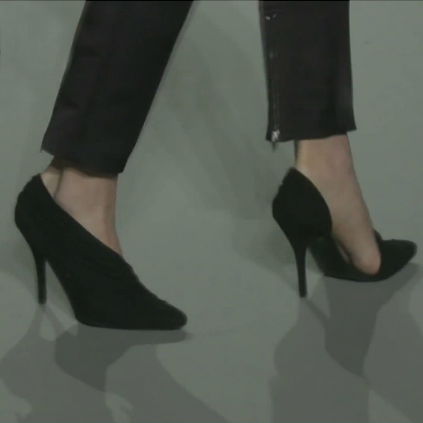  Alexander Wang fekete magassarkú cipő - divat 2013 ősz - női cipő divat 2014 tél