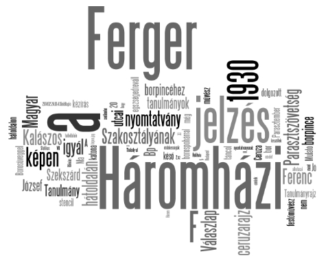 Háromházi Ferger Ferenc festőművész - ceruzarajz tanulmányok