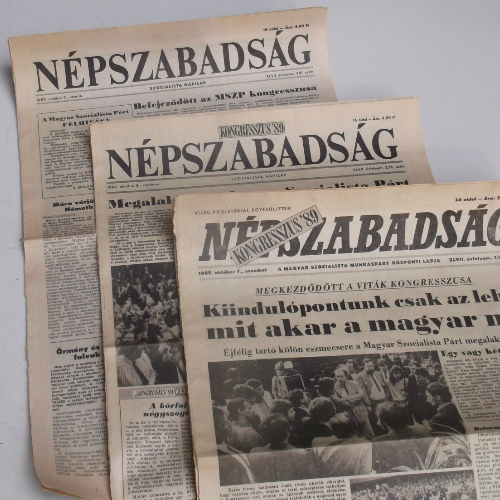 Korabeli relikviák - nyomtatott média kiadványok Korabeli relikviák - nyomtatott média kiadványok