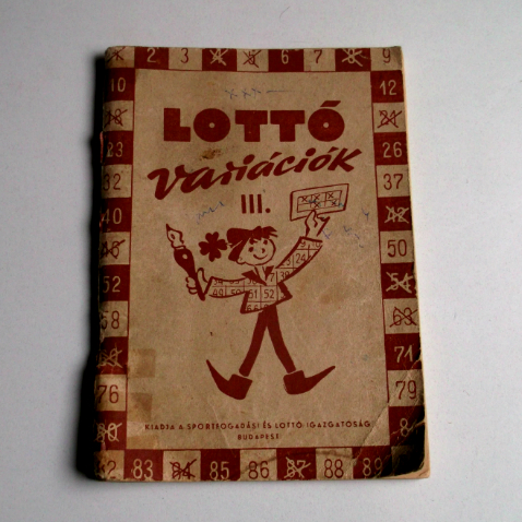 Lottó variációk III. - Kiadja a Sportfogadási és Lottó Igazgatóság Budapest 1961