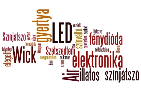 Színjátszó - színváltó LED fénydióda elektronika