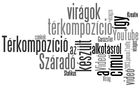 Térkompozíció – így készült a Száradó virágok című térkompozíció - 2012