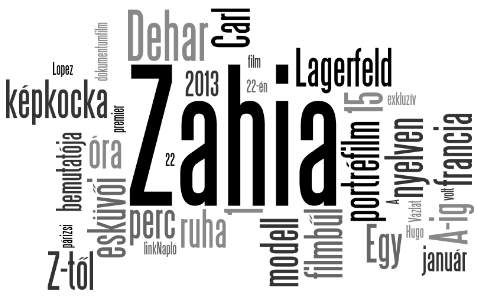 Zahia Dehar portréfilm - Zahia Z-től A-ig - 1 óra 15 perc francia nyelven