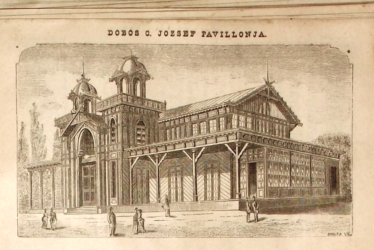 Dobos C. József pavilonja - Budapest, Városliget 1885.