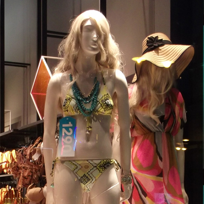 H&M mintás sztring bikini - H&M bikini 2012 modell