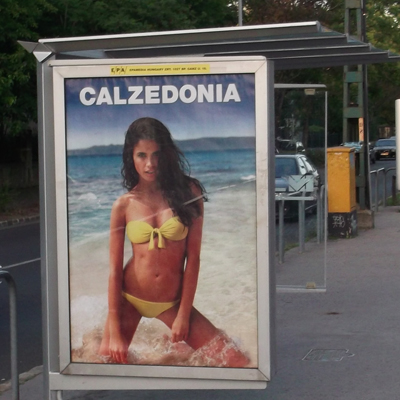 Sárga Calzedonia bikini - vállpánt nélküli bikini felsővel - pánt nélküli Calzedonia bikini