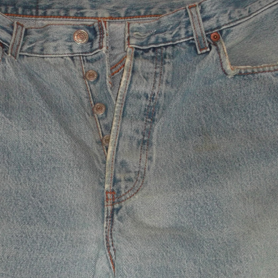 Levi Strauss 501 jeans - kiszolgált gombos Levi's farmer