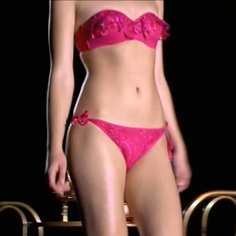 pink divat bikini 2014 nyár - Dolores Cortés bikini 2014