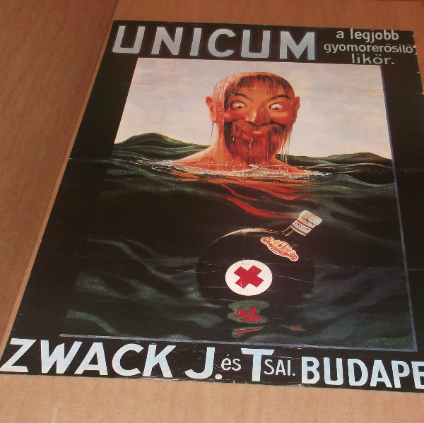 plakát - ZWACK UNICUM - mahir 1986