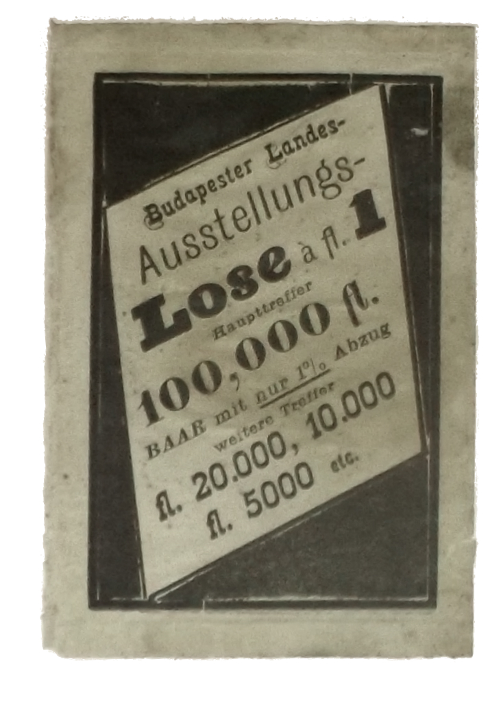 Főnyeremény százezer forint - 1885