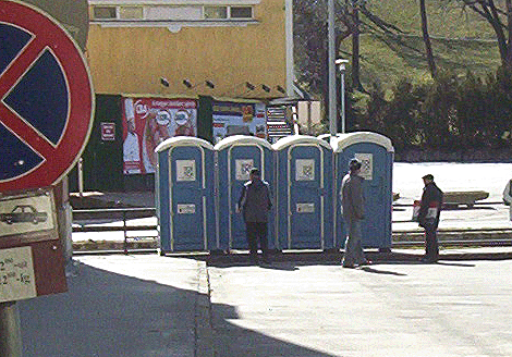 Toi Toi mobil wc kabinok - Fidesz nagygyűlés