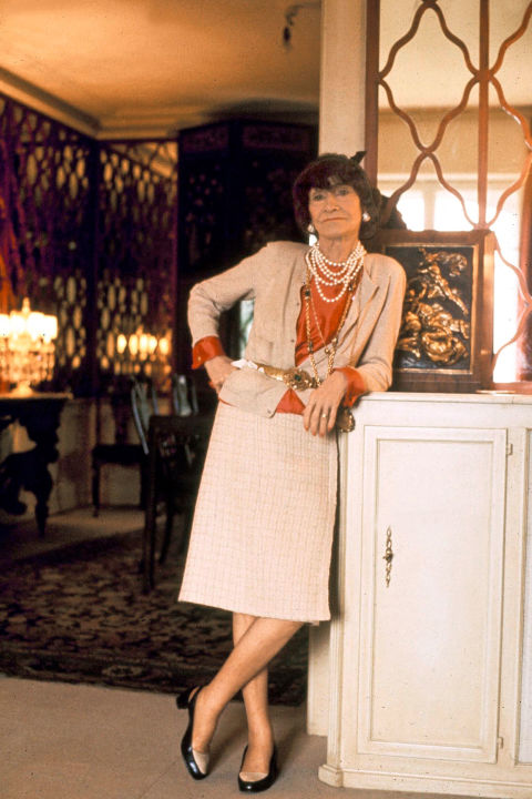 Coco Chanel egy évvel halála előtt.<br />1970