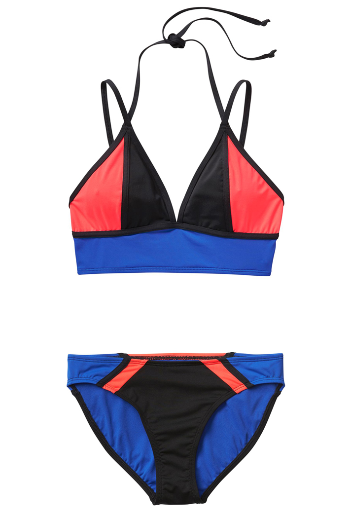 Colorblock Midi Bikini<br />http://athleta.gap.com/