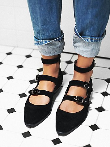 Melbourne Buckle Flat<br />www.freepeople.com