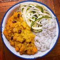 Sütőtökös vörös lencse-curry (hclf)
