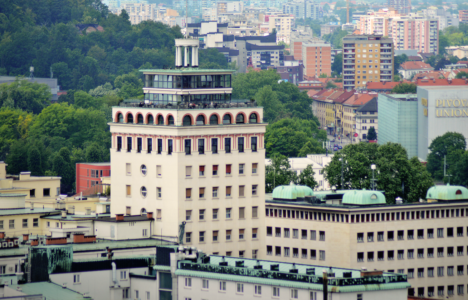 Ljubljana Nebotičnik – A felhőkarcoló!