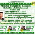 Meghívó  - Lakossági fórum Schiffer Andrással - 2010.09.21 - Kedd - 17 óra - Csokonai Művelődési Ház