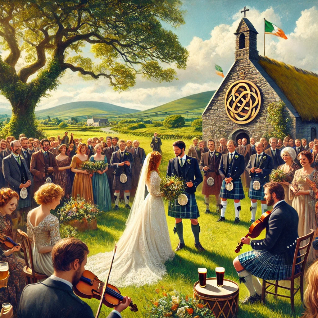 dall_e_2024-08-28_16_33_49_a_vibrant_scene_of_an_irish_wedding_in_the_countryside_the_setting_includes_a_lush_green_field_with_rolling_hills_in_the_background_the_wedding_part.webp