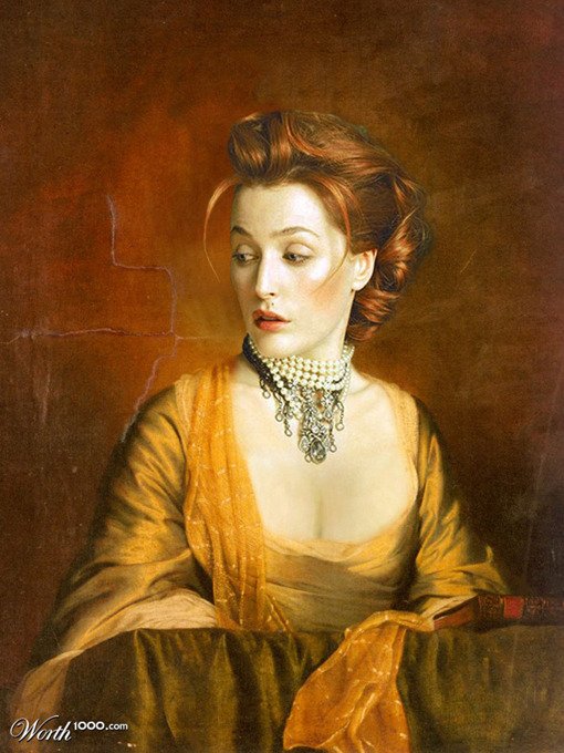 Звезды Голливуда в Эпоху Ренессанса Джиллиан Андерсон