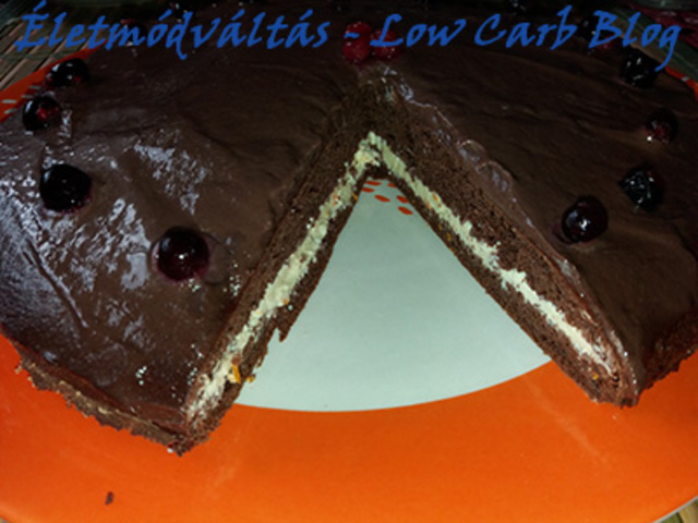 Csokoládépudingos narancsos mascarponés torta