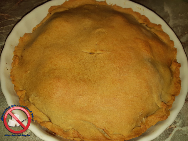 Almás-diós amerikai pite
