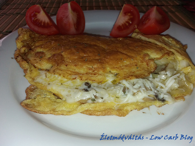 Gombás omlett