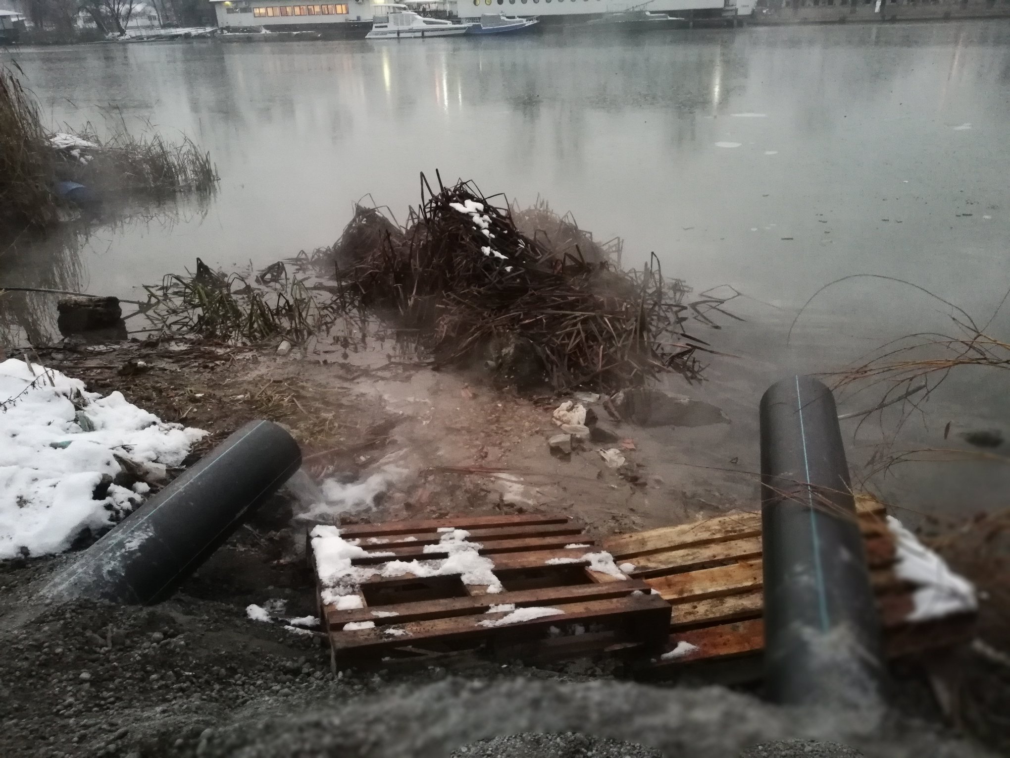 A pesterzsébeti parti sétány.