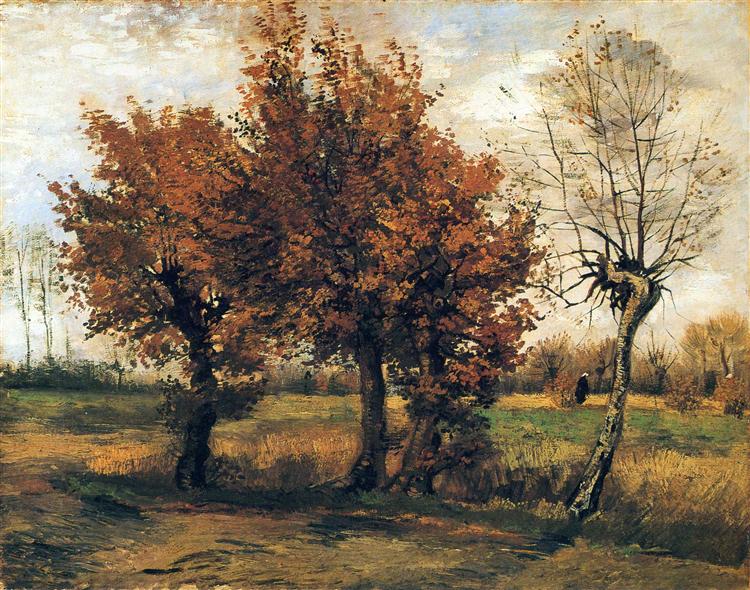 Vincent van Gogh Autumn Landscape with Four Trees.jpg