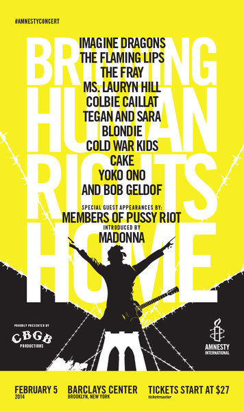 Madonna to Introduce The Pussy Riot at Amnesty International Concert February 5th.jpg