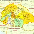 Magyarország - Magyar Királyság Vármegyék (Szt. István idejében, 11. század) Térkép