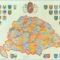 Magyarország 1910 - Térkép és Vármegyék
