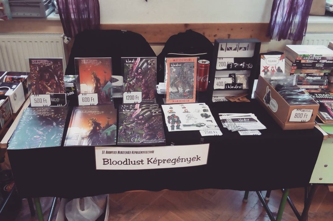 Bloodlust stand a múltkori képregénybörzén