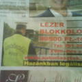 Rendőr-szopató reklám a Fidesz-közeli újságban
