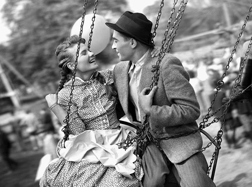 Schandl Teréz ritkán látott standfotói a Körhinta című film forgatásáról (1955)