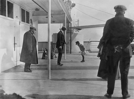 A Titanic utasának fotói a fedélzetről (1912)