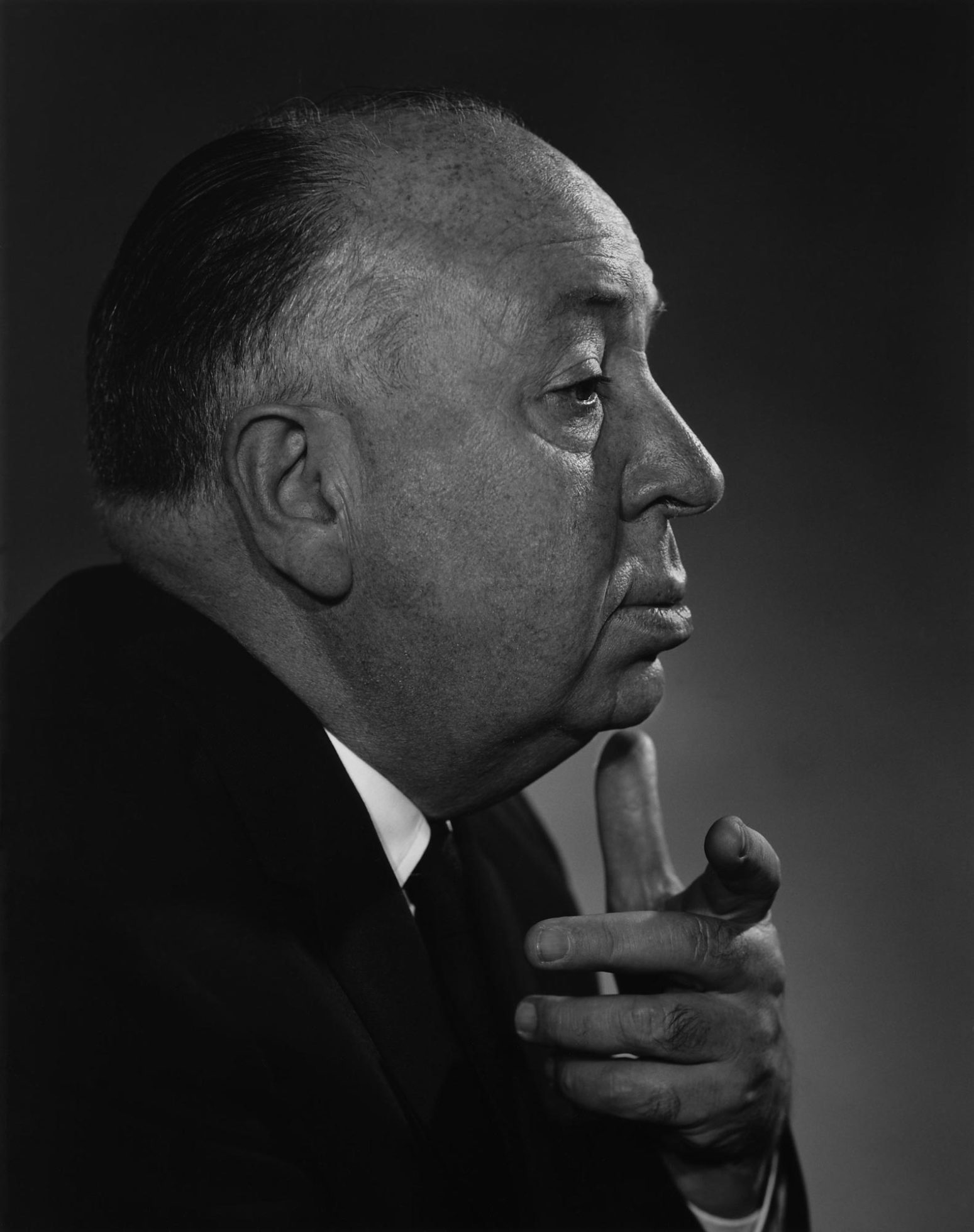 Fotó: Yousuf Karsh: Alfred Hitchcock, 1960 © Yousuf Karsh