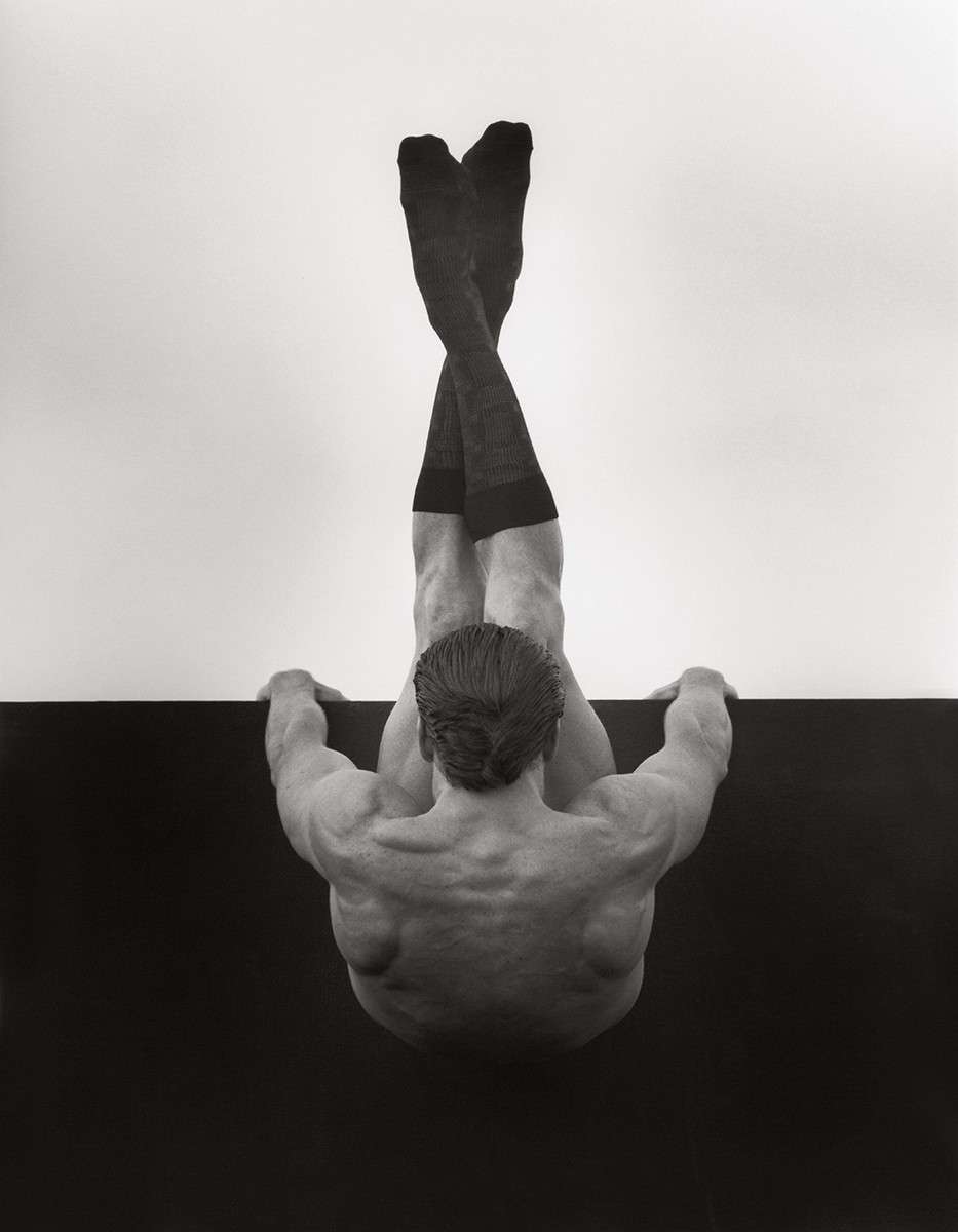 Fotó: Herb Ritts: Male Nude with Socks, Los Angeles 1990 © Herb Ritts Foundation Photograph