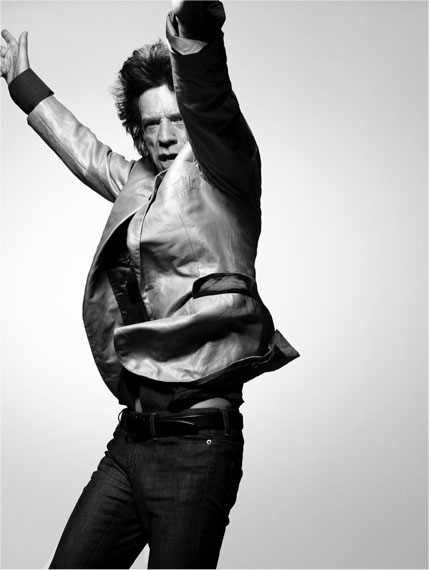 Fotó: Bryan Adams: Mick Jagger, New York, 2008 © Bryan Adams Photography