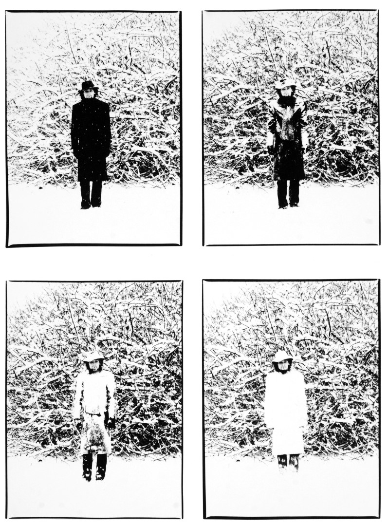 Fotó: Vécsy Attila, Havas önarckép, Martonvásár I Snowy Self-Portrait, Martonvásár, Hungary, 1978 © Vécsy Attila
