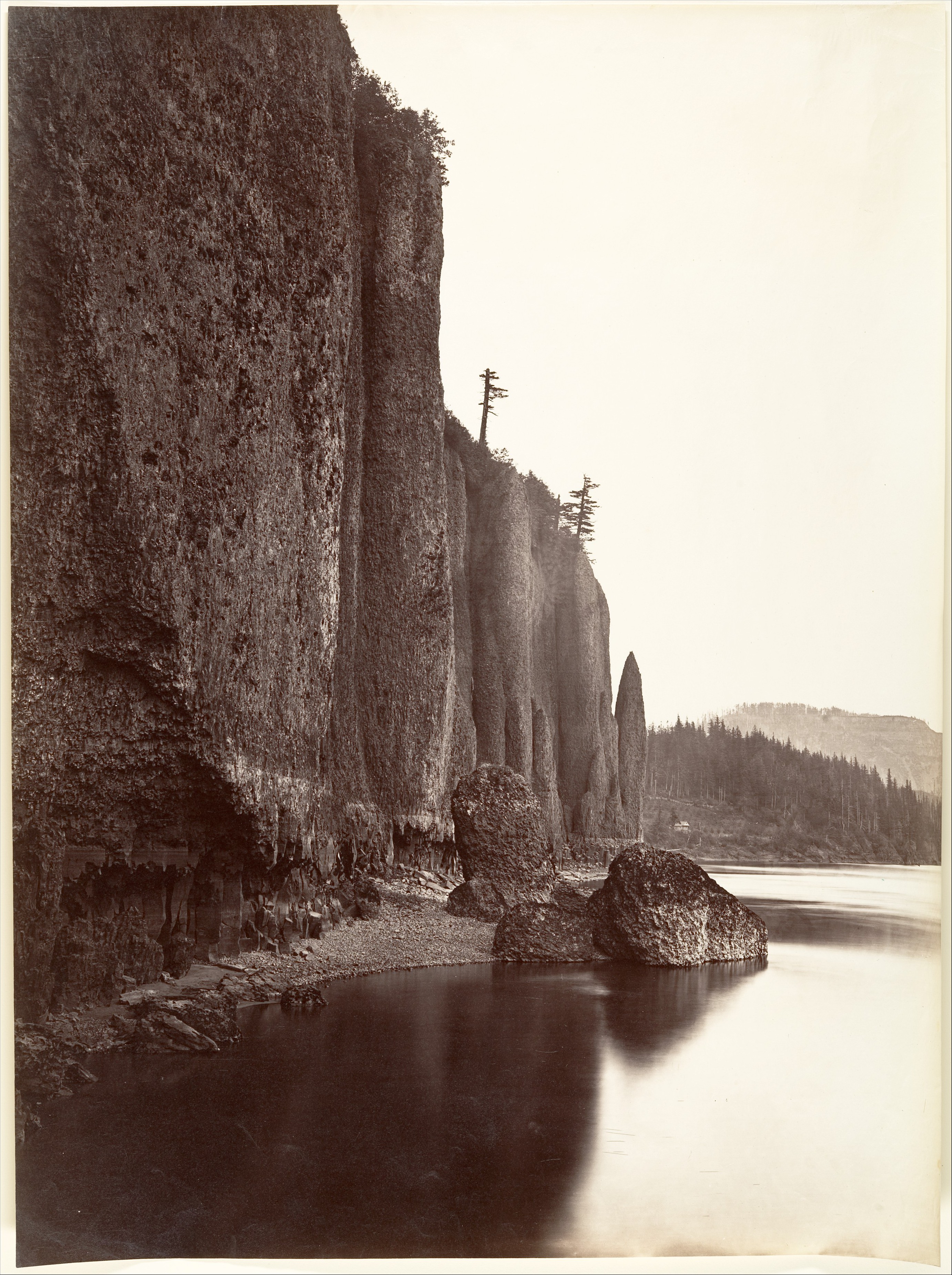 Fotó: Carleton Watkins: Cape Horn, Columbia River, Oregon, 1867 © Carleton Watkins / The Metropolitan Museum of Art