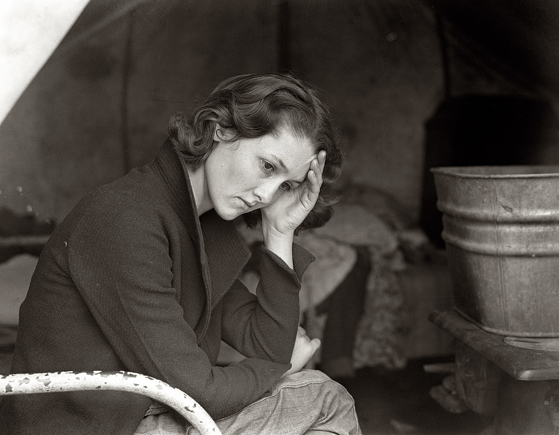 Fotó: Dorothea Lange: Ruby, Tennessee, Daughter of Migrant Worker, November 1936.