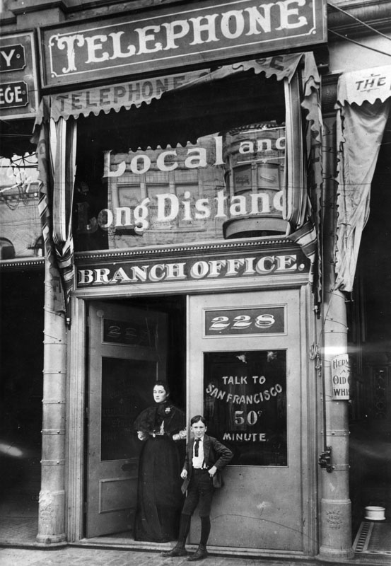 The first telephone pay station in Los Angeles, 1899.jpg