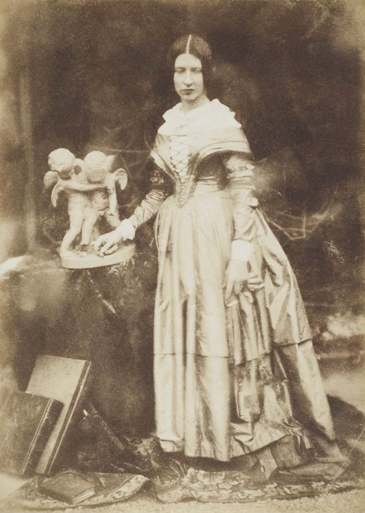 David Octavius Hill and Robert Adamson <br />Thought to be Elizabeth Rigby<br />c. 1844<br />Photograph, salted paper print from a paper negative<br /><br />