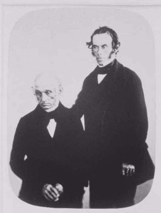 Fotó: Henry Hering: John Bailey és fia, Thomas, 1858-ban mindketten akut melankóliával érkeztek. © Bethlem Art and History Collections Trust