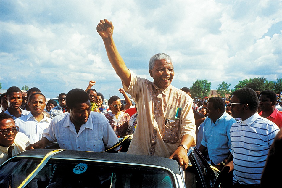 Nelson Mandela kampány közben, 1994, Juhan Kuus © Juhan Kuus Documentary Photo Centre