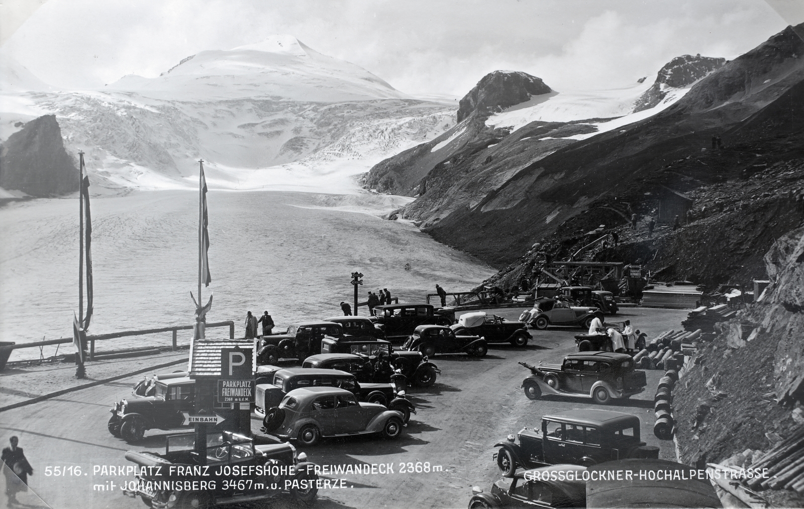 Fotó: Kieselbach Gyula: Grossglockner, 1937, Fortepan