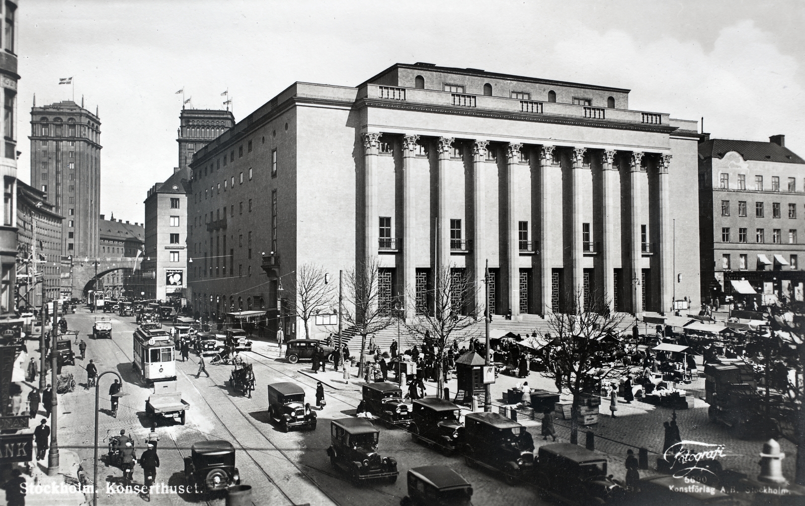 Fotó: Kieselbach Gyula: Stockholm, 1936, Fortepan