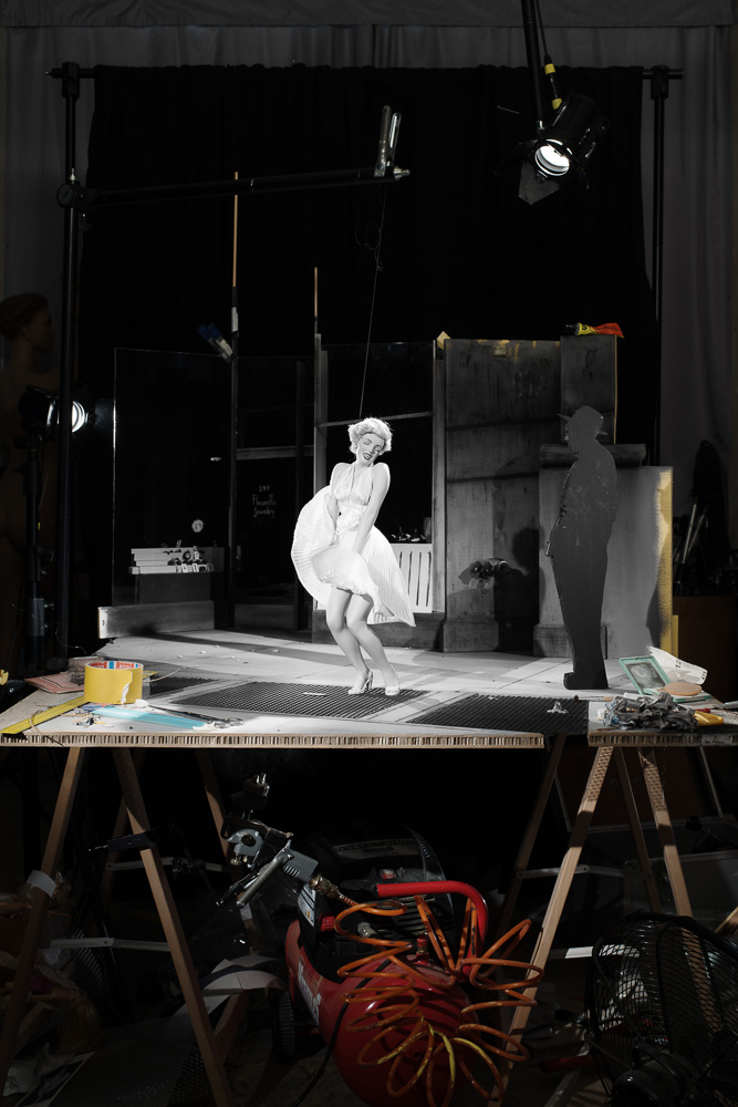 Fotó: Cortis & Sonderegger: Making of “The Seven Year Itch” (by Sam Shaw, 1954), 2016 © Thames and Hudson / Cortis & Sonderegger