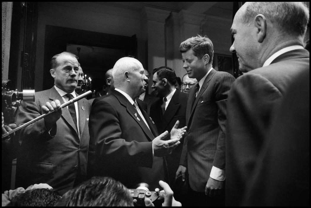 AUSTRIA. 1961. Vienna. Soviet premier Nikita KHRUSCHEV and US president John F. KENNEDY.jpg